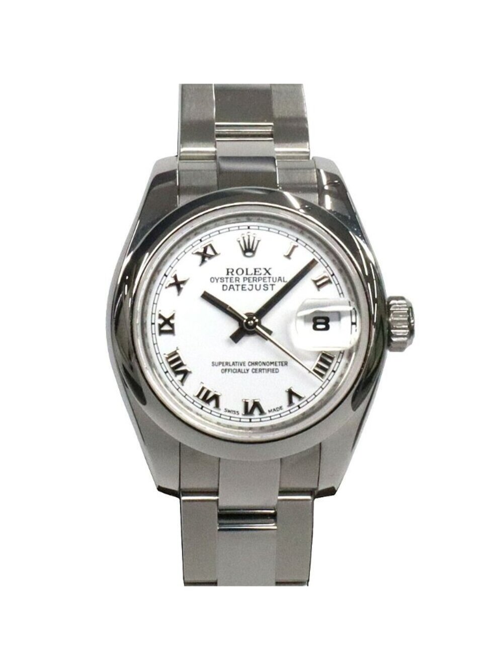 Rolex Datejust No SS White Roman Automatic Watch